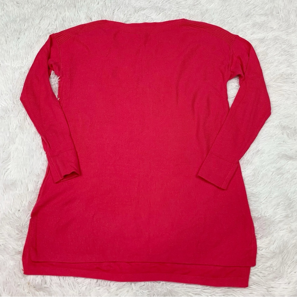 Ann Taylor long sleeve boat neck tunic sweater‎ dropped shoulder